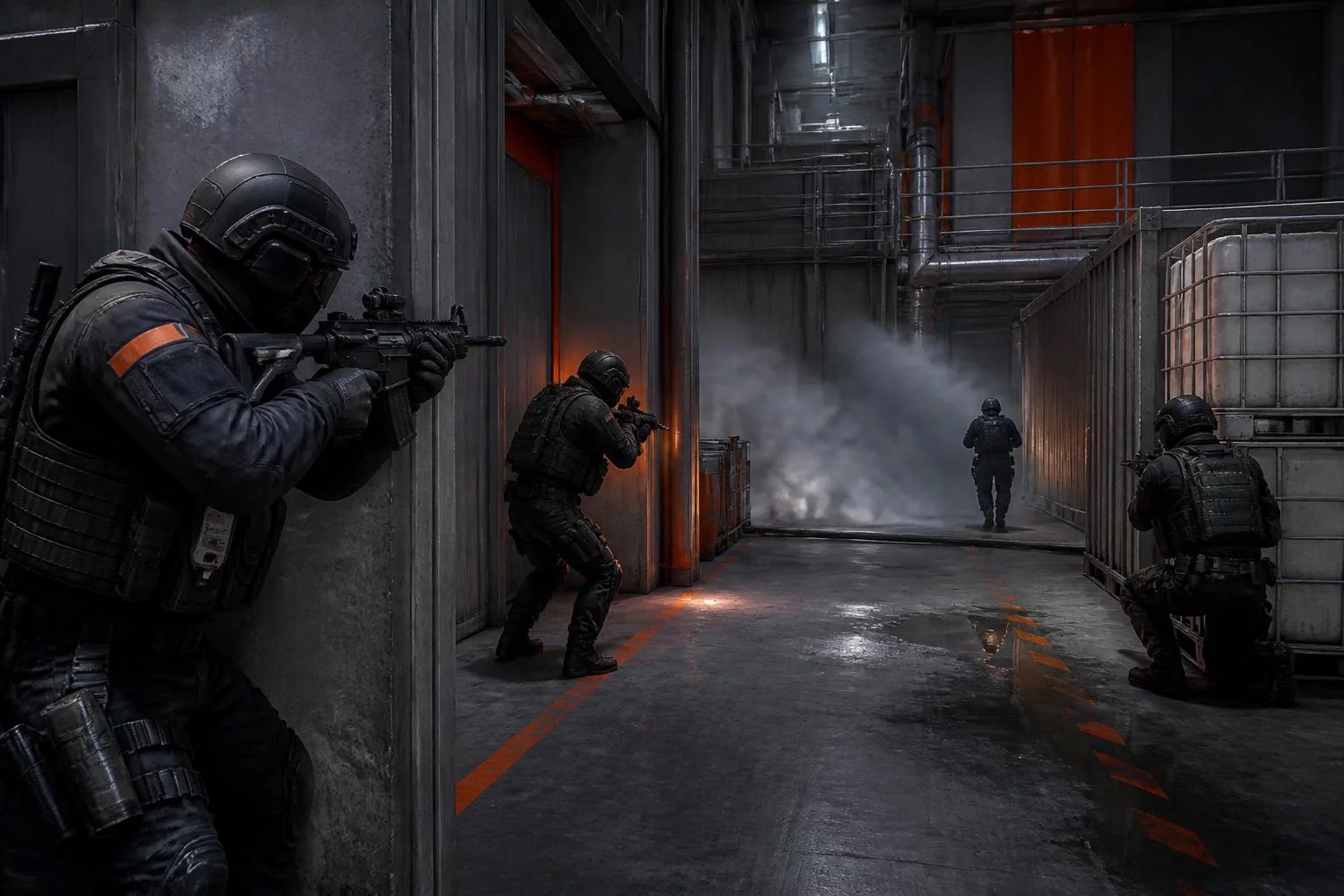 Original Counter-Strike 2 editorial game illustration