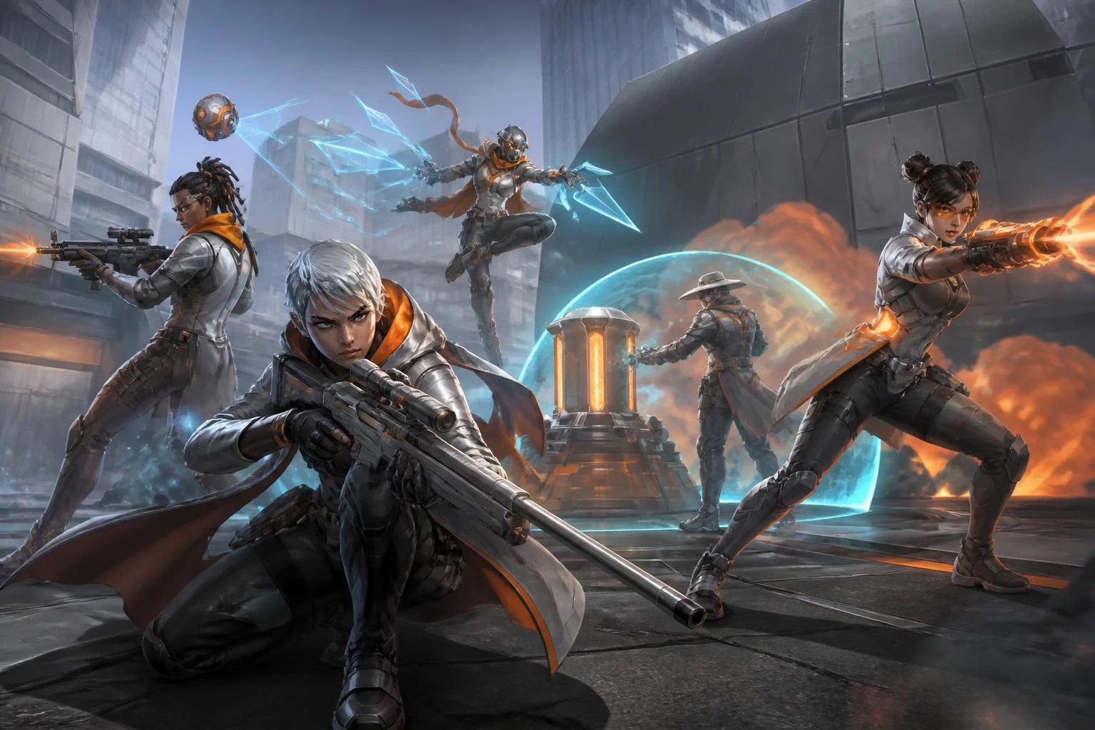 Original Valorant editorial game illustration